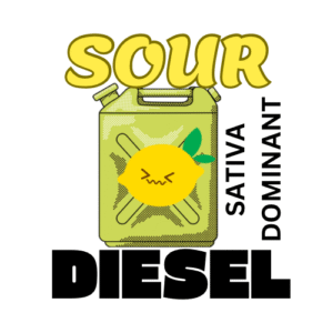 THCA BLEND W/ terp DIAMONDS Pre-Roll -Sour Diesel- 1G